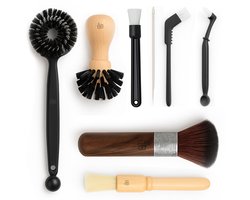 Adore Maison Barista – 8-delige Espresso Schoonmaakborstel Set – Professionele Koffiemachine Reiniging – Grouphead, Melkschuimer & Maalgroep Borstels – Duurzaam & Hygiënisch – Espresso Machine Accessoires