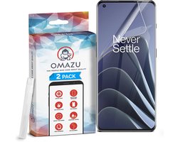 OMAZU 3D Flex TPU Screenprotector. Geschikt voor One Plus 13 - 2 Pack (100% vingerafdruk scanner compatible) met kras herstellende coating, Edge to Edge bescherming, Sumo sterke Folie