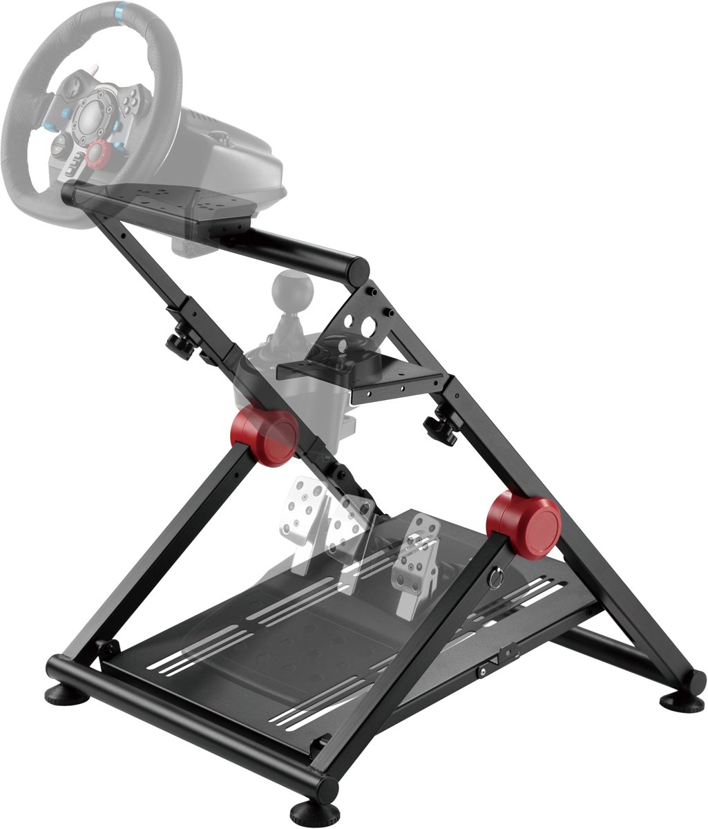 VDD Gaming - Wheel Stand - Racestuur - Standaard Houder - Race Cockpit - Opvouwbaar - Geschikt voor Logitec - PXN - Fanatec - Thrustmaster - In Hoogte Verstelbaar