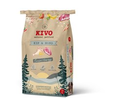 Kivo Petfood Hondenbrokken Kip & Rund - Junior/Energy - 14 kg Koudgeperst Glutenvrij