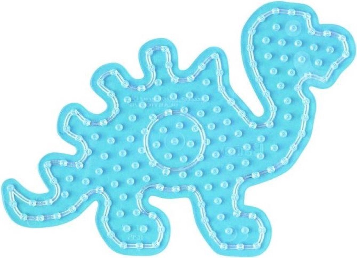 Hama MAXI DINO / DINOSAURUS T-REX strijkkralen vormpje / figuur / grondplaat voor extra grote maxi strijkparels (strijkkralenbordje / legbordje dier groot), schoencadeau Sint / Kerstmis — cadeau in Spellen & Speelgoed - foto 2