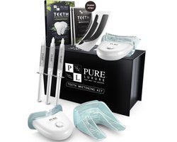 Pure Luxure tandenbleekset met 14 whitening strips zonder peroxide - tanden bleken - tandenbleekset - tandenblekers - witte tandenbleekstrips - met handleiding en ebook