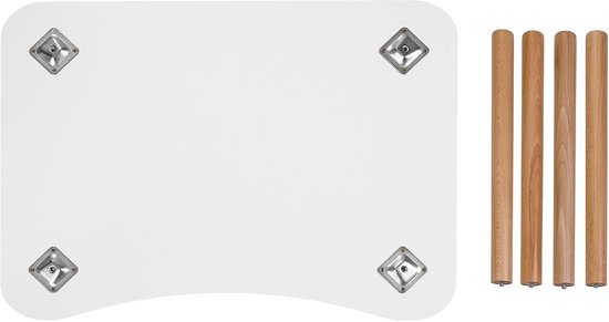 PlayPals Furniture Kindertafel 50 x 50 x 47 cm – Vierkante houten tafel voor kinderkamer | MDF speel- & leertafel