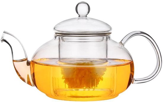 BANISIGA 1,5L Grote glazen theepot, Borosilicaatglas theeservies, theepot met zeef en theelichthouder, blijft lang warm, Vaatwasmachinebestendig BANISIGA 1,5L Grote glazen theepot, Borosilicaatglas theeservies, theepot met zeef en theelichthouder, blijft lang warm, Vaatwasmachinebestendig