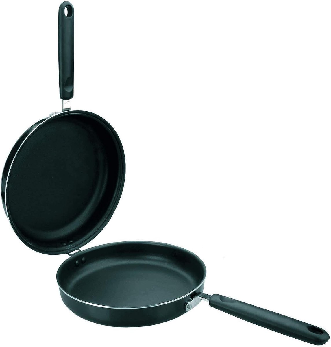 Koekenpannen set - antiaanbak - 28 cm - aluminium - 2 stuks