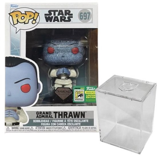 Funko Pop! Star Wars: Grand Admiral Thrawn 697 3000LE Diamond SANDIEGO COMIC CON Exclusive