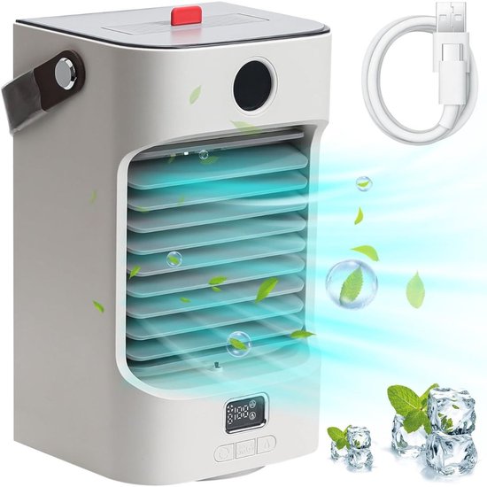 MKSS® Mobiele Airco - Airconditioning - Ventilatoren - Airco Zonder Afvoerslang - Wit