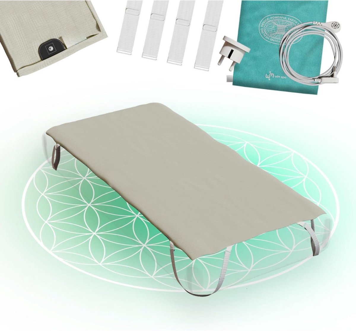 Lexium Aardingslaken - Aardingsmat - Grounding Laken - Aardingsdeken - Earthing - Grounding Mat