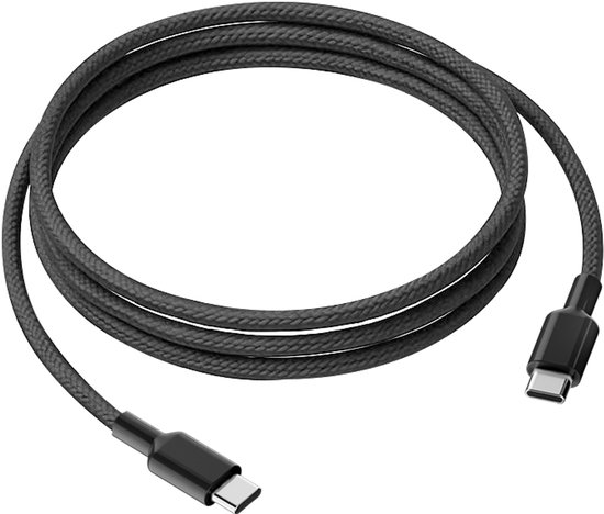 ThunderGold 2x USB C kabel 60W - USB C naar USB C - USB-C kabels - USB C kabel naar USB C - Oplaadkabel USB C - USBC kabel - Universeel - 1 Meter - Gevlochten