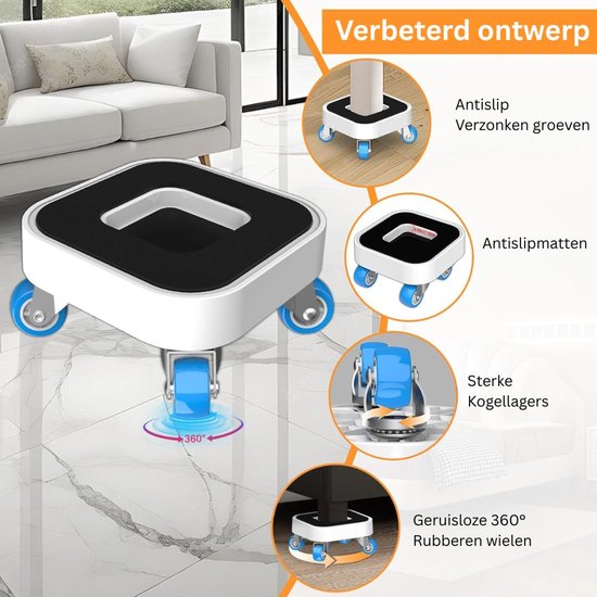 Handson meubeltransporter transportwiel blauw max. 150 kg kopen? | Steekwagens & trolleys Handson meubeltransporter transportwiel blauw max. 150 kg kopen? | Steekwagens & trolleys