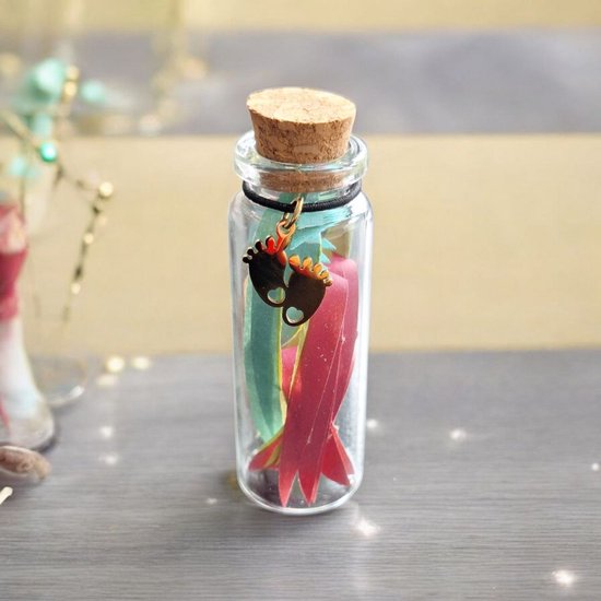 Herinneringsflesje Baby - Voor Haarlokje, Navelstreng, Tandjes of Klein Aandenken - Geboorte - Baby - Een Persoonlijk en Betekenisvol Cadeau - Speciaal Cadeau voor Ouders - Gedenkflesje voor het Allereerste Begin van Merkloos — afbeelding 3