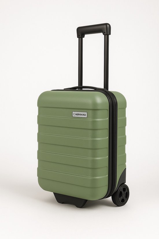 CabinMax Handbagage Koffer - Reiskoffer 24L - Handbagage Trolley Wizz Air - 40x30x20cm - Bodo Groen