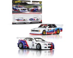 Hot Wheels Premium Car Culture Set van 2 - BMW 320 en BMW M3 GTR - Speelgoedauto's voor de Volwassen Verzamelaar