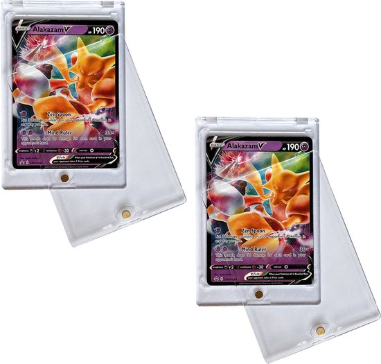 Sodrai Transparante kaarthouder 2 stuks | Hard case | Magnetische card case  | geschikt... | bol