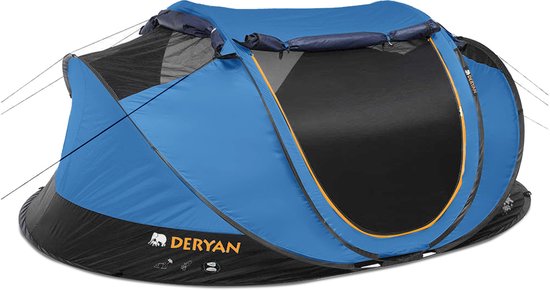 Deryan Luxe Cocoon Pop-Up Tent - 2 Persoons - UV 50 - 2 Sec - Crème