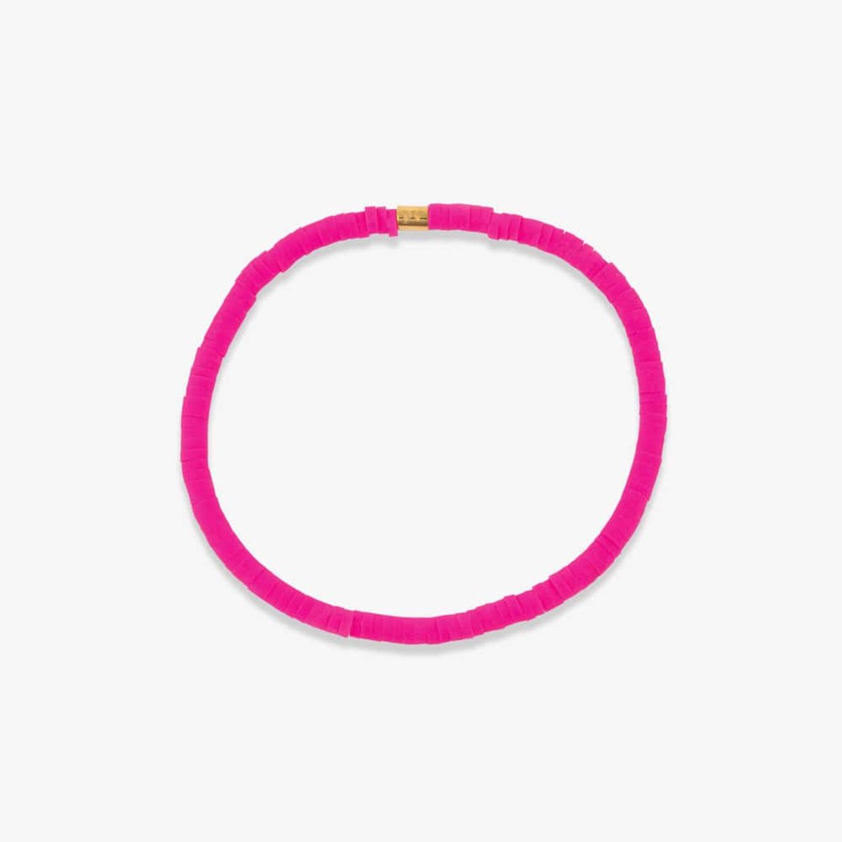 Pura Vida- Solid Cabrillo Stretch Armband- Roze