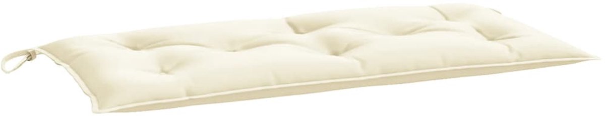 vidaXL - Tuinbankkussen - 100x50x7 - cm - oxford - stof - crèmekleurig