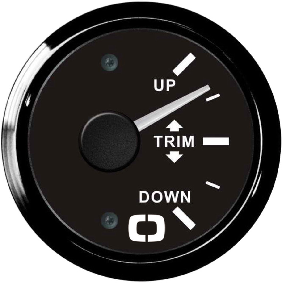 Osculati 12/24V zwarte Trimmeter Up-Trim-Down Ø51mm gatmaat | 27.320.20