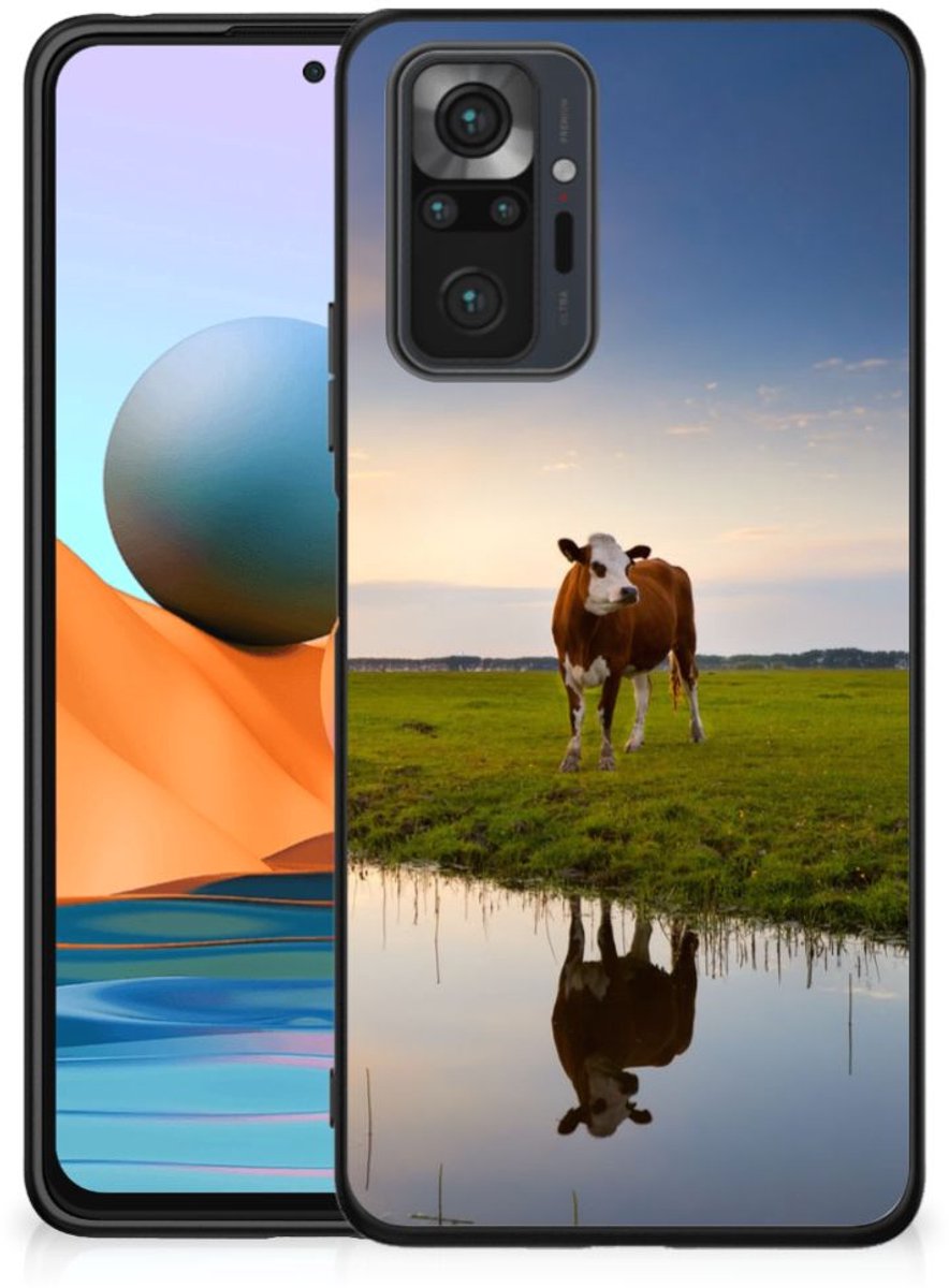 Xiaomi Redmi Note 10 Pro Dierenprint Telefoonhoesje Koe