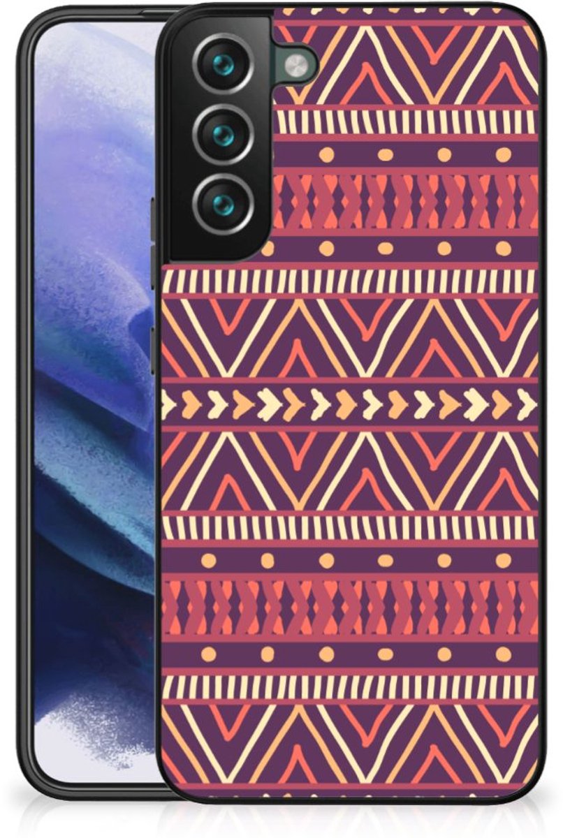 Back Cover voor Samsung Galaxy S22 Plus Back Case Aztec Paars