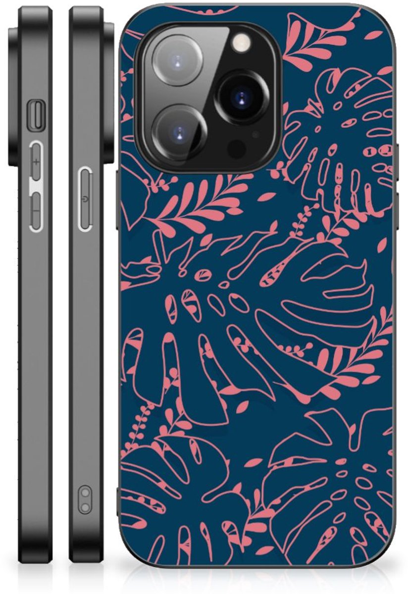 iPhone 14 Pro Bloemen Hoesje Palm Leaves