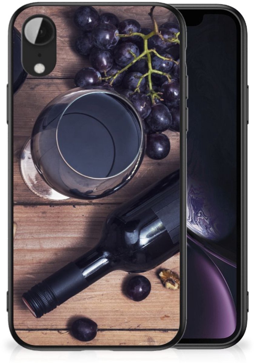 Apple iPhone XR Back Cover Hoesje Wijn