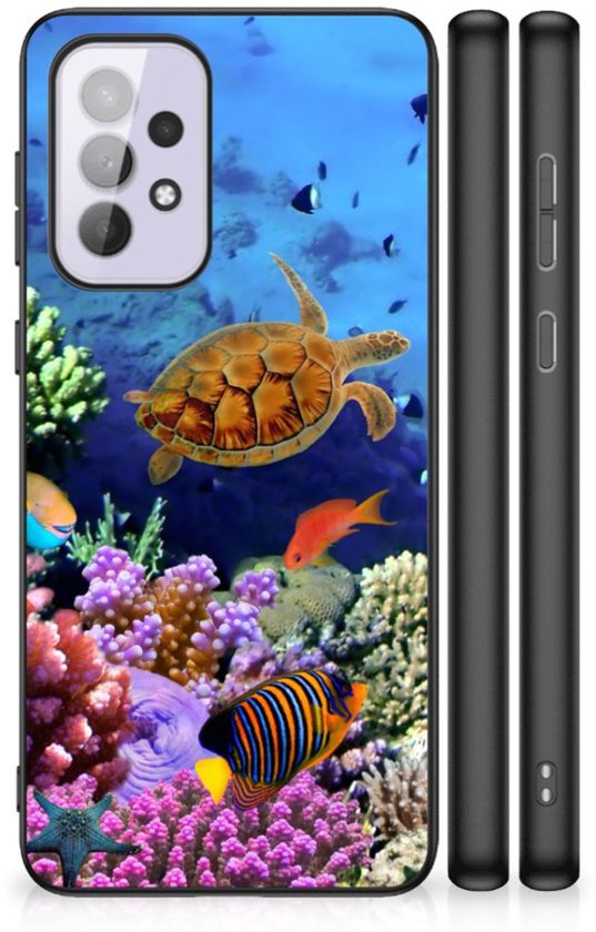 Coque Samsung Galaxy A33 5G Coque Photo avec Bord Noir Pêche