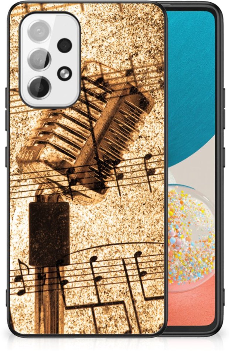 Samsung Galaxy A53 Silicone Back Case Bladmuziek