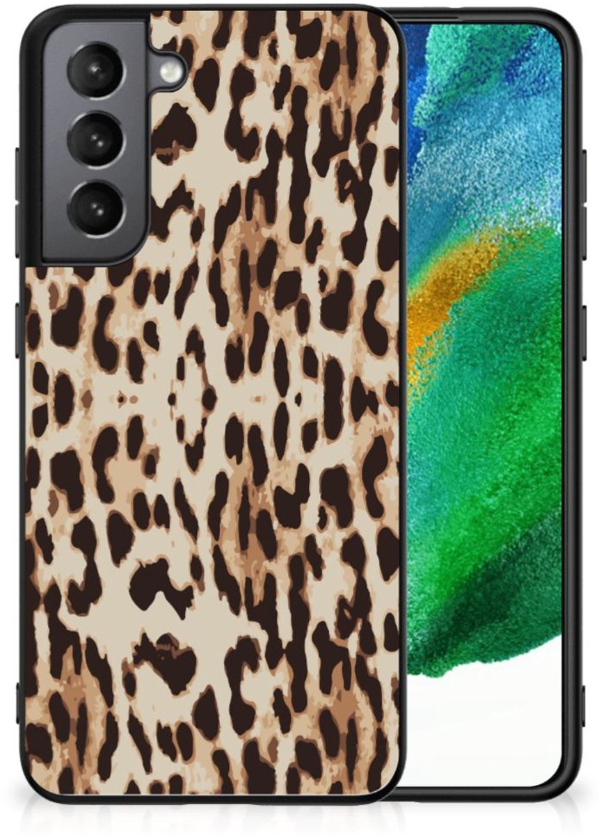 Samsung Galaxy S21FE Dierenprint Telefoonhoesje Leopard