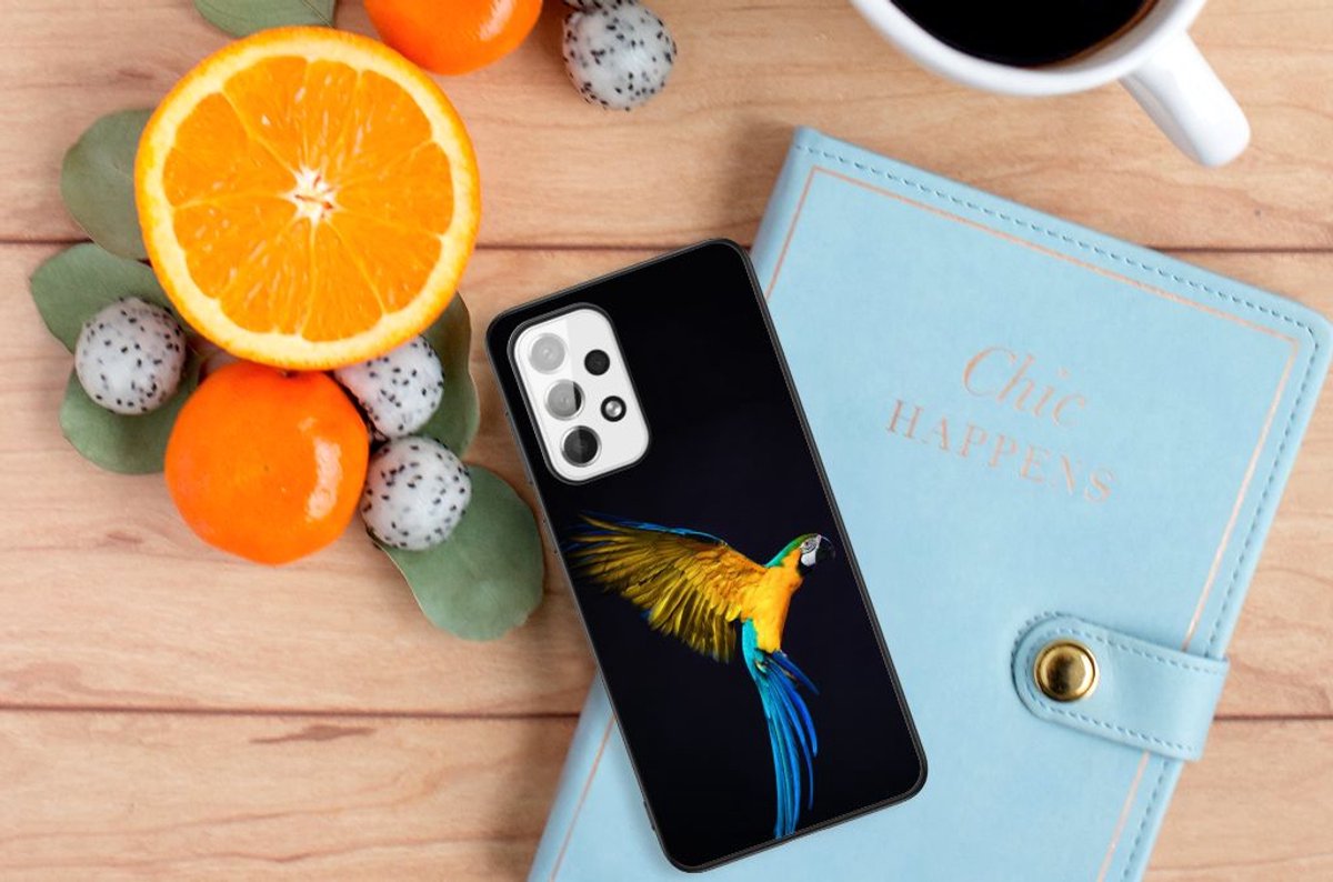 Samsung Galaxy A73 Dierenprint Telefoonhoesje Papegaai