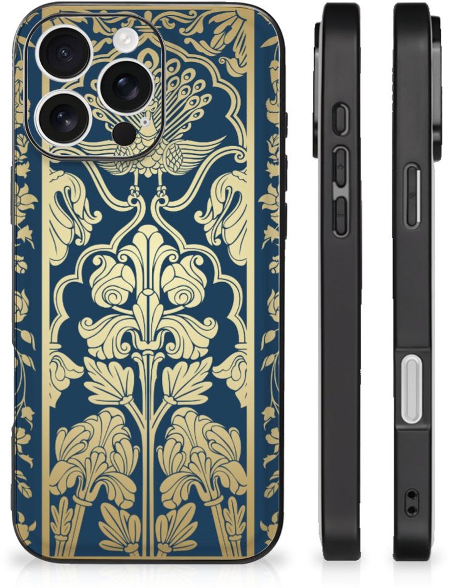iPhone 16 Pro Bloemen Hoesje Beige Flowers