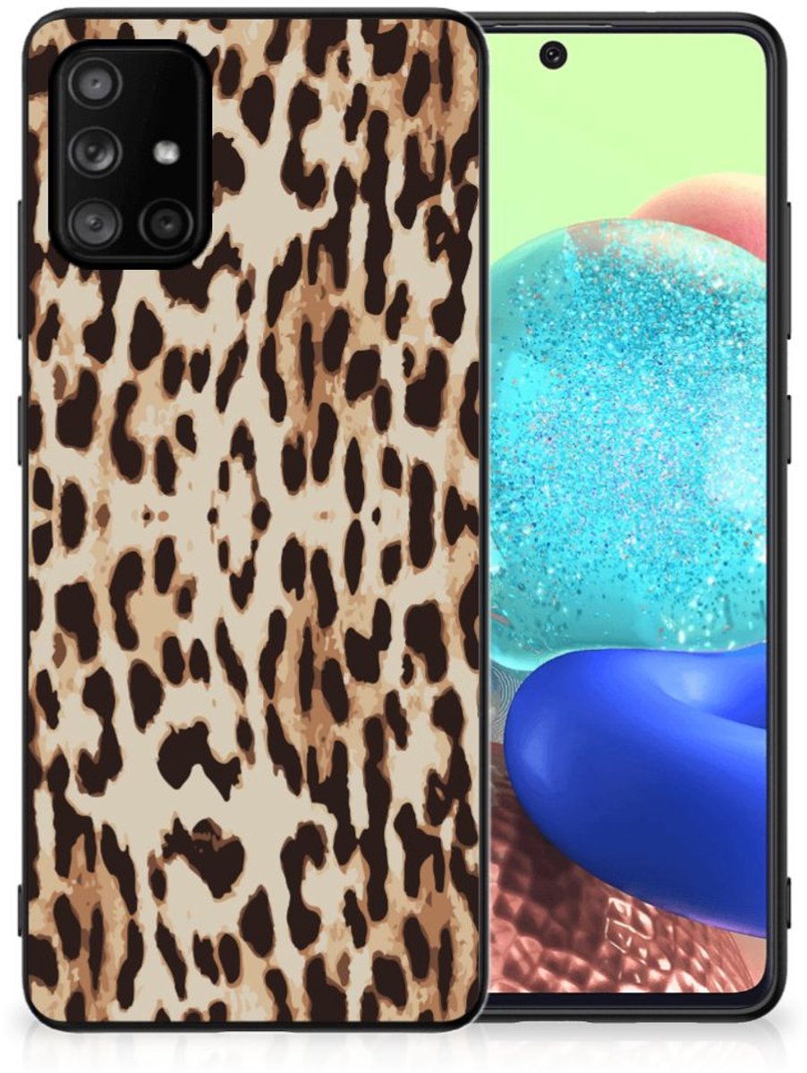 Samsung Galaxy A71 Dierenprint Telefoonhoesje Leopard