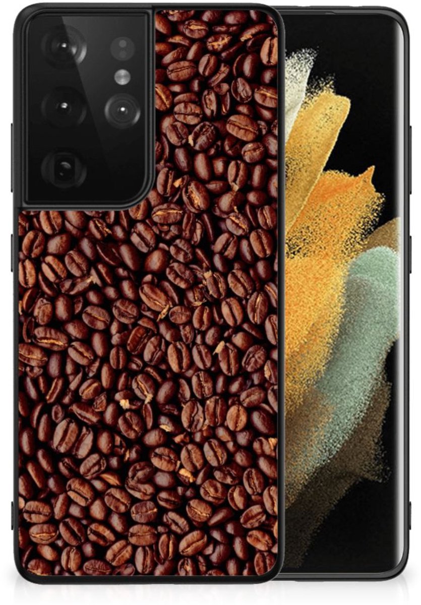 Samsung Galaxy S21 Ultra Back Cover Hoesje Koffiebonen