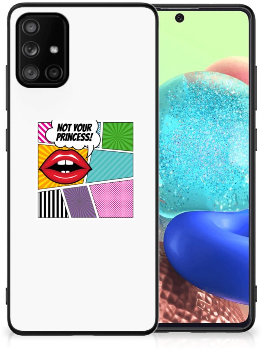 Back Cover voor Samsung Galaxy A71 GSM Cover Popart Princess