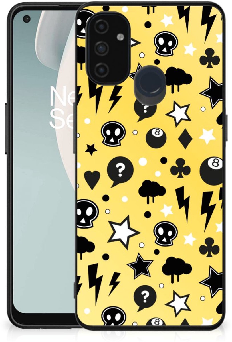 Telefoonhoesje OnePlus Nord N100 Punk Geel
