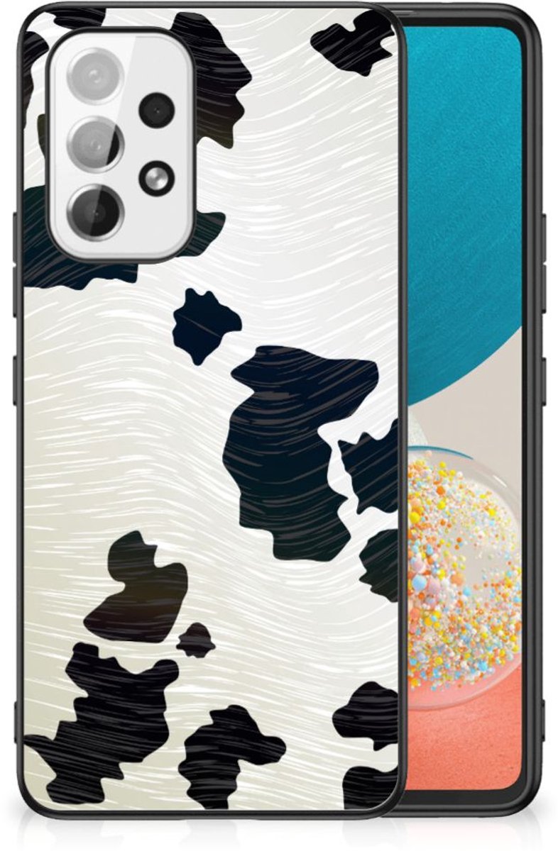 Samsung Galaxy A53 Dierenprint Telefoonhoesje Koeienvlekken