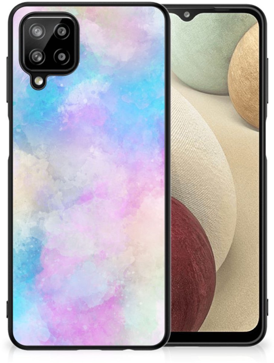 Kleurrijke Telefoonhoesje Samsung Galaxy A12 Watercolor Light