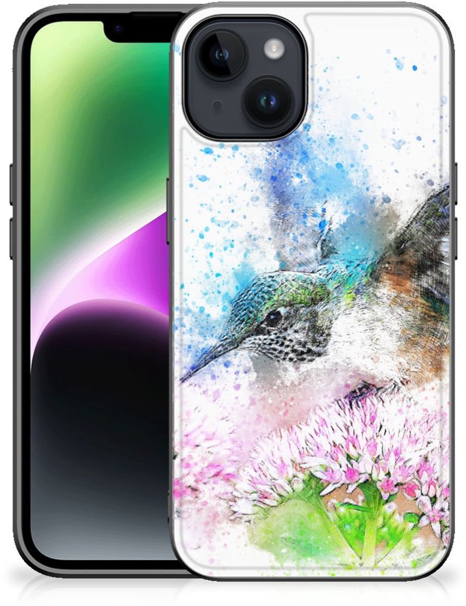Kleurrijke Telefoonhoesje iPhone 15 Vogel