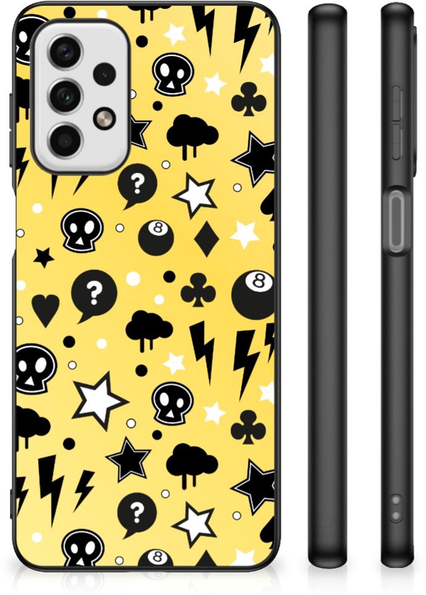 Telefoonhoesje Samsung Galaxy A23 Punk Geel