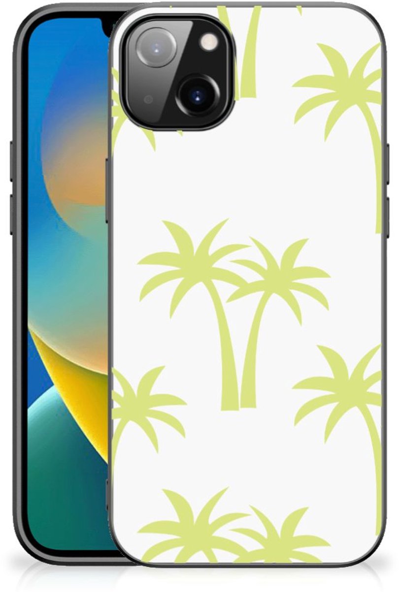 iPhone 14 Plus Bloemen Hoesje Palmtrees