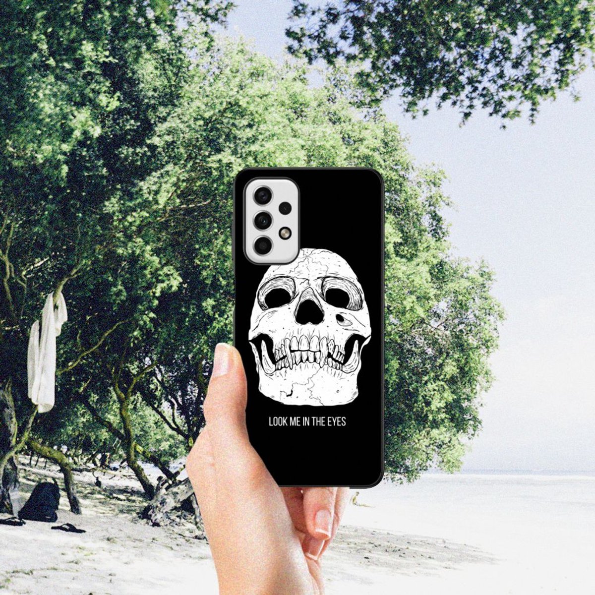 Telefoonhoesje Samsung Galaxy A23 Skull Eyes