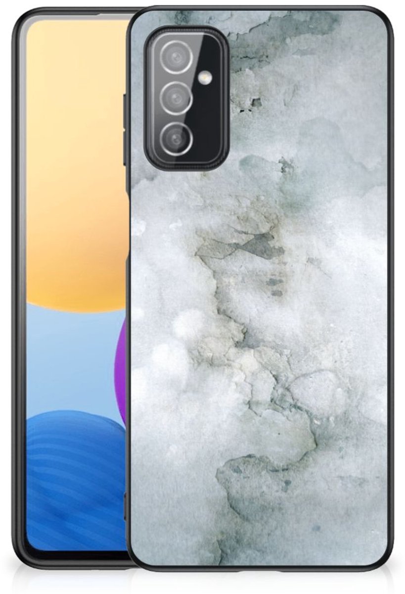 Back Cover voor Kleurrijke Telefoonhoesje Samsung Galaxy M52 Painting Grey
