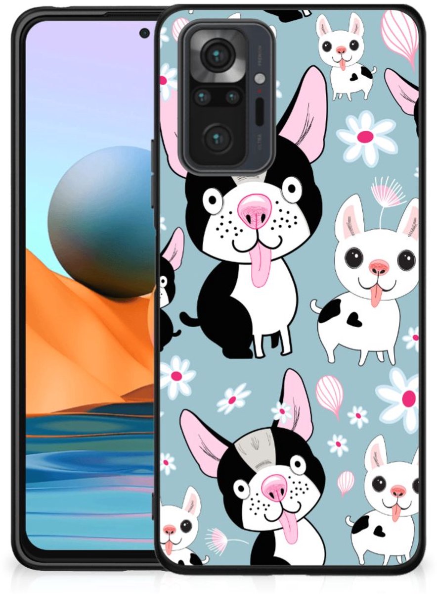Xiaomi Redmi Note 10 Pro Dierenprint Telefoonhoesje Hondjes