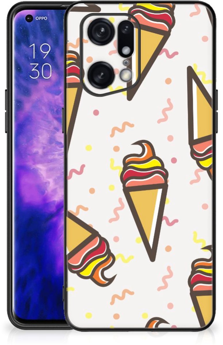 OPPO Find X5 Pro Back Cover Hoesje Icecream
