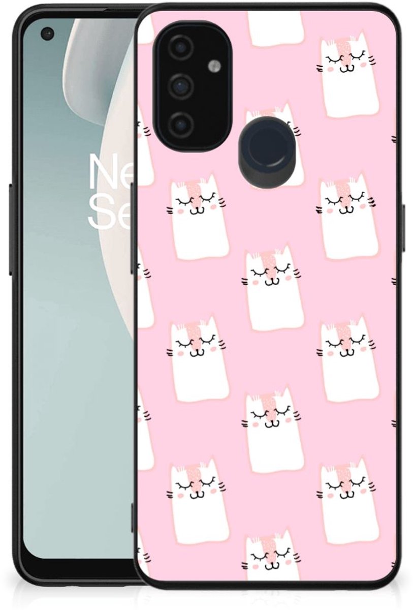 OnePlus Nord N100 Dierenprint Telefoonhoesje Sleeping Cats