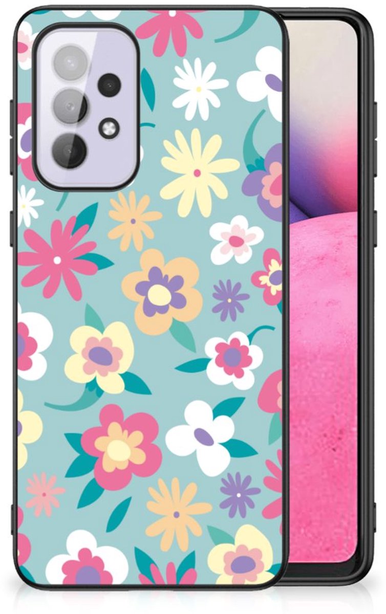 Samsung Galaxy A33 5G Bloemen Hoesje Flower Power