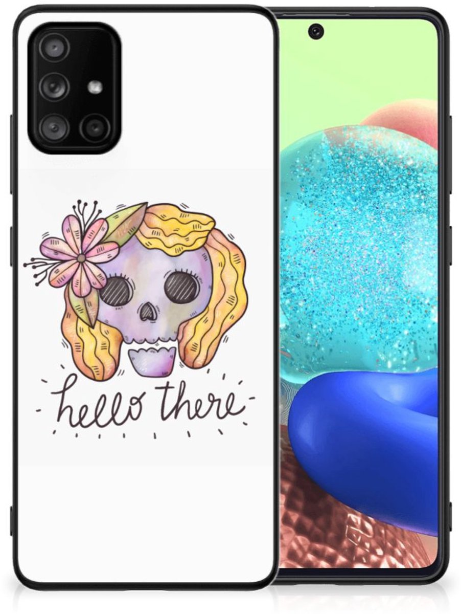 Telefoonhoesje Samsung Galaxy A71 Boho Skull