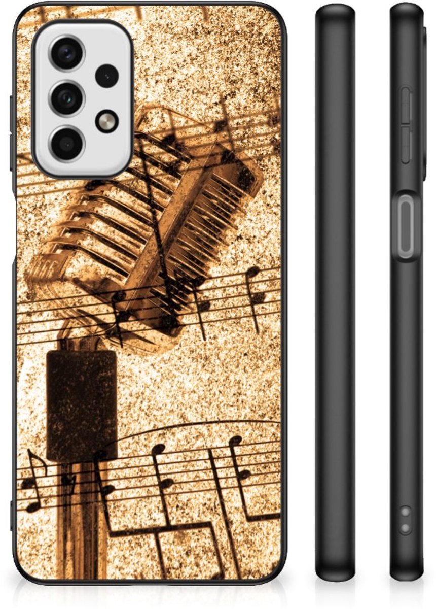 Samsung Galaxy A23 Silicone Back Case Bladmuziek