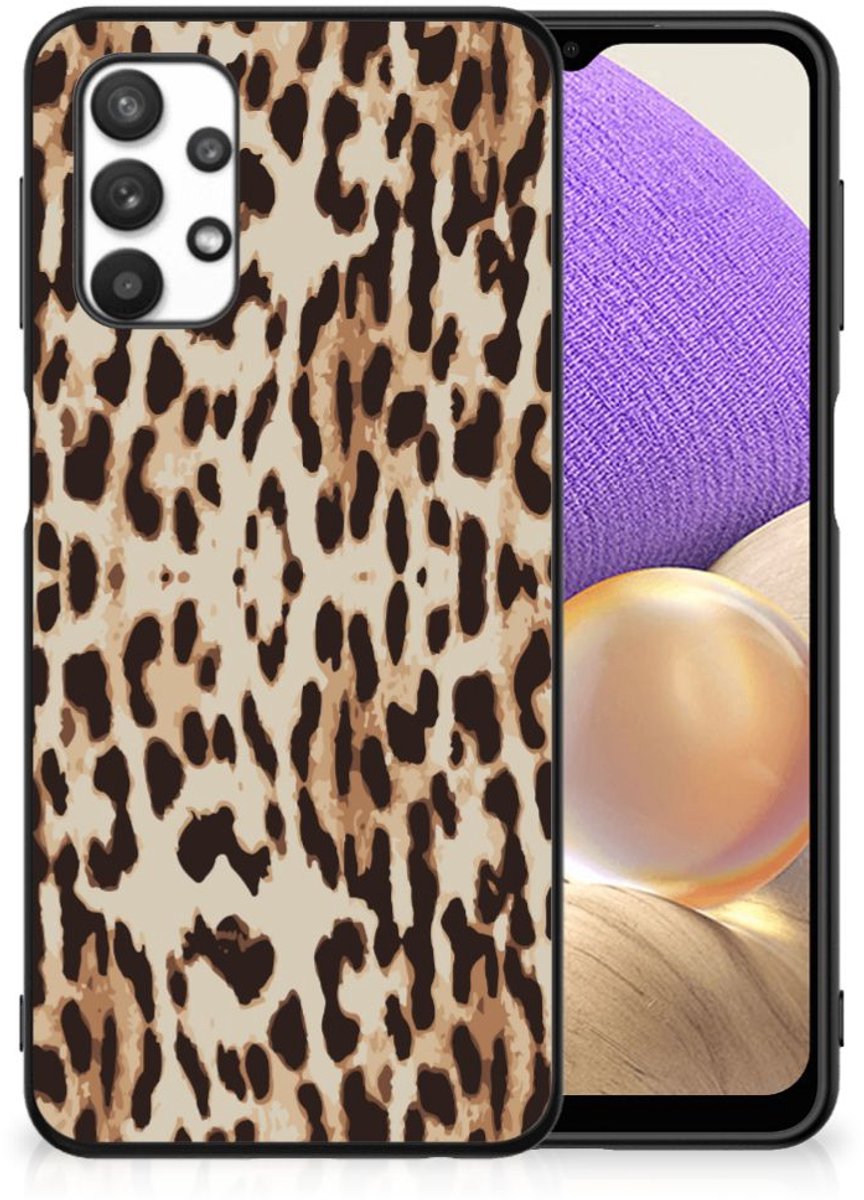 Samsung Galaxy A32 5G Dierenprint Telefoonhoesje Leopard