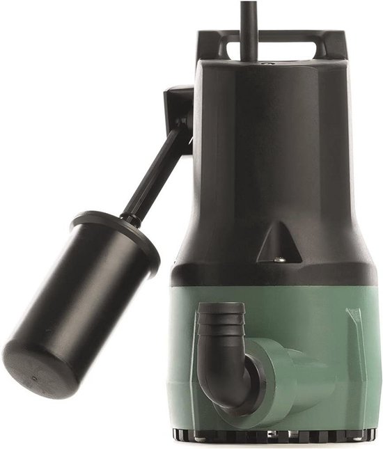 Wiltec Dompelpomp 3-in-1 met vlotter 550 W, afvalwaterpomp van roestvrij staal 12500 l/u, platte stofzuiger met verschillende bodems, kelderzuigpomp, tuinwaterpomp